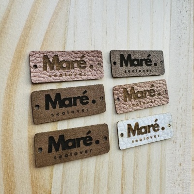 Etiquetas Napa Várias Cores | Planas | Retangulares arredondadas | até 3 cm