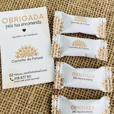 Rebuçados Personalizados + Cartões de Agradecimento