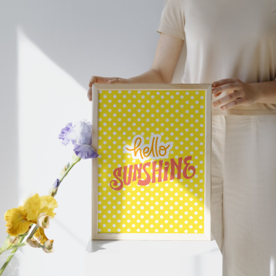 Poster decorativo | Hello Sunshine