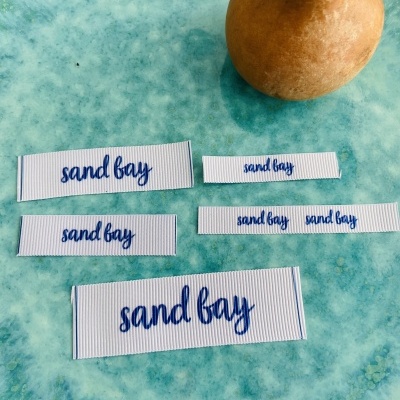 Etiquetas Alta Definição | 10 unidades | Planas & Dobradas | Várias Medidas | Etiquetas de Amostra Gorgurão