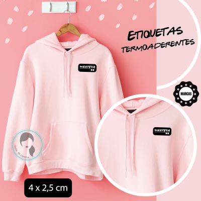 Etiquetas TermoAderentes || Retangulares  || Logotipos || MARCAS || 4 x 2,5 cm