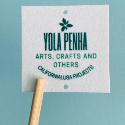 Etiquetas Alta Definição | Feltro | 5 cm Largura | Quadradas | Anti Borboto