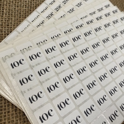 Autocolantes 1,5 cm | Preços |