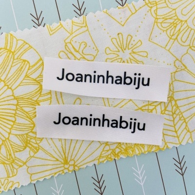 Etiquetas Alta Definição | Glossy | 1,5 cm Largura |  Planas | TERMOCOLANTES