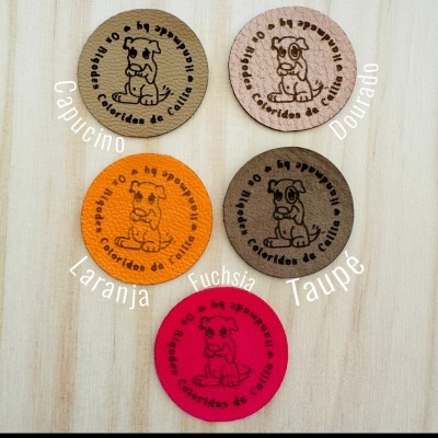 Etiquetas Napa várias cores | Planas | Circulares