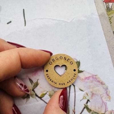 Botões em Madeira | Coração | Personalize