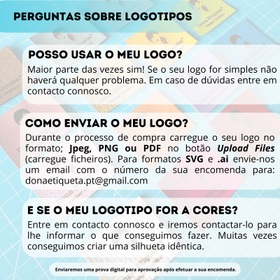 Etiquetas Napa várias cores | Planas | Circulares