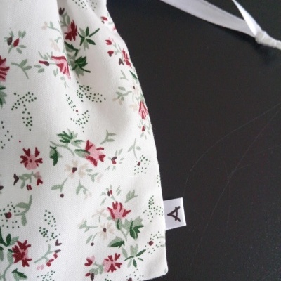 Etiquetas Monocromáticas | 1 cm largura | Dobradas