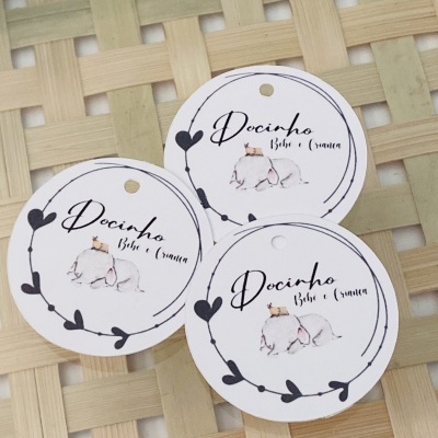 Tags | Circulares |  Personalizados | 4 ou 5 cm