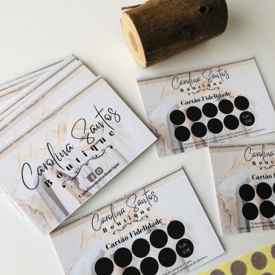 Cartão | Fidelidade | Impressão Frente & Verso