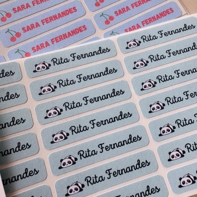 Autocolantes para material escolar