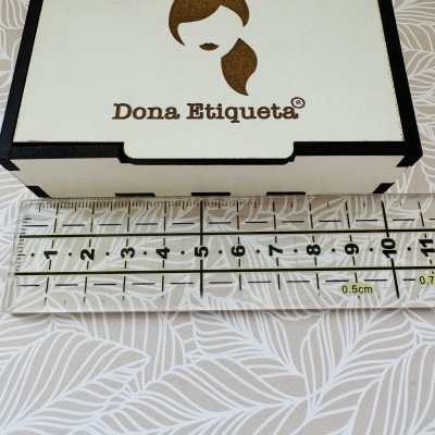 Caixa para Etiquetas MDF | Personalize com o seu logo