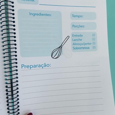 Livro de Receitas  | 50, 100, 150 páginas