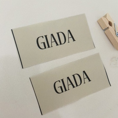 Etiquetas Alta Definição | MATTE | 3,5 cm Largura | Planas | Logo Horizontal