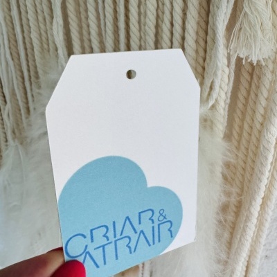 Tags Retangulares | Vertical  | Personalizado