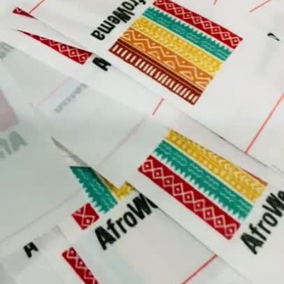 Etiquetas Alta Definição | 3 cm Largura |  Planas | Logo Vertical | MATTE