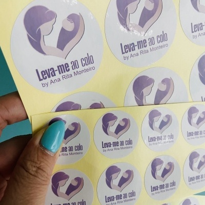 Autocolantes Circulares  | Glossy | Personalizados com o seu logótipo