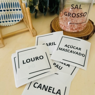 Etiquetas para Frascos | Vinil | Decoração