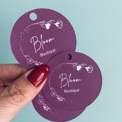 Tags | Circulares |  Personalizados | 4 ou 5 cm