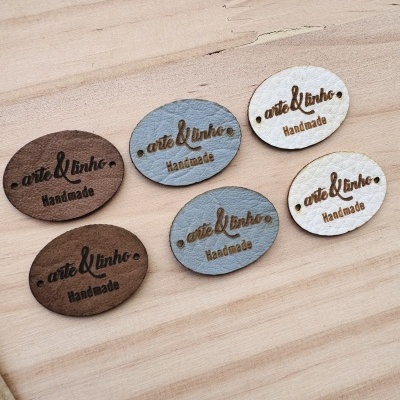 Etiquetas Napa várias cores | Planas | Ovais | Horizontais