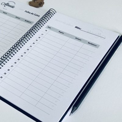 Livro de Registo Mensal | 50, 100, 150 páginas