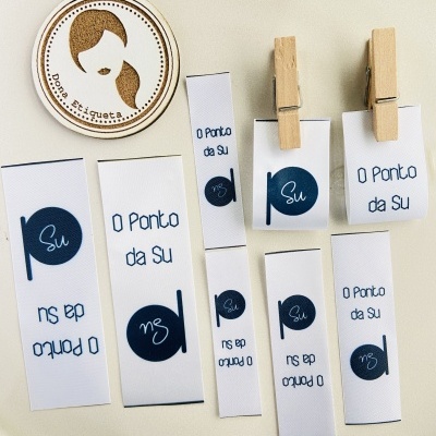 Etiquetas Alta Definição | 8 unidades | Dobradas | Várias Medidas | Etiquetas de Amostra