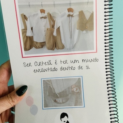 Livro para Modistas Infantil | 50, 100, 150, 200 páginas