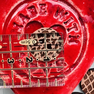 Botões em MDF Animal Prints | Várias Cores