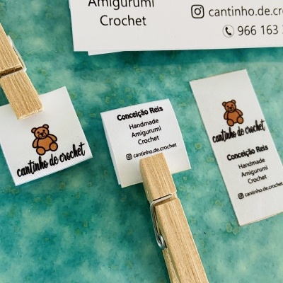 Etiquetas Alta Definição | Glossy | 2 cm largura | Dobradas Etiquetas Alta Definição | Glossy | 2 cm largura | Dobradas