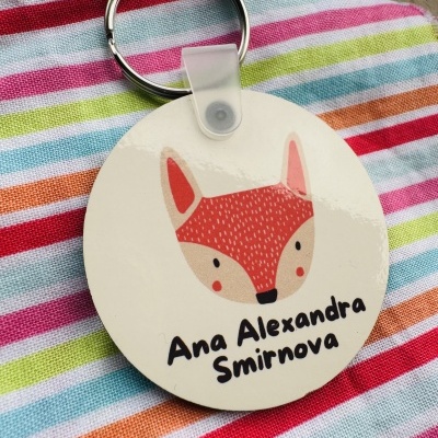 Identificação Mochilas em Porta Chaves | Personalizado