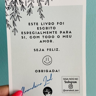 Cartões de Agradecimento| Vertical | 10 x 12,5 cm