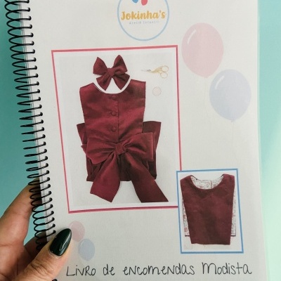 Livro para Modistas Infantil | 50, 100, 150, 200 páginas