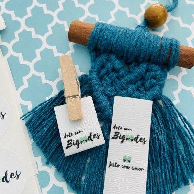 Etiquetas Alta Definição | MATTE | 2 cm Largura | Dobradas