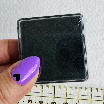 Almofadinha de Carimbo | 4 cm | Preto