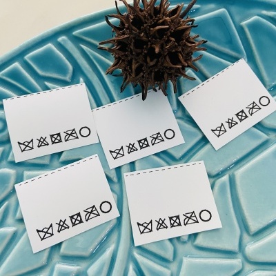 Etiquetas Poliamida | 3 cm Largura | Etiquetas de composição