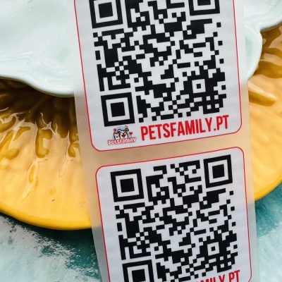 Etiquetas Transfer | QR Code  | 4 x 4 cm