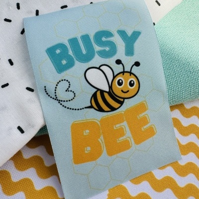 10 Etiquetas de Coleção de 6cm largura | Planas | Busy Bee