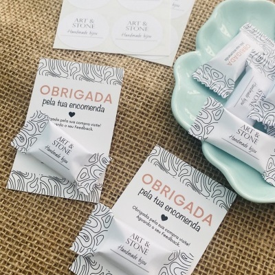 Rebuçados Personalizados + Cartões de Agradecimento