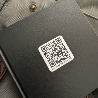 Autocolantes Quadrados | QR code | Vinil | 5 cm