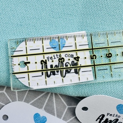 Tags | Feito com Amor | 5 x 3 cm