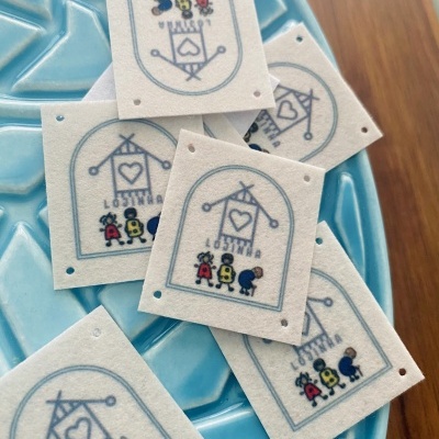 Etiquetas Alta Definição | Feltro | 3 cm Largura | Quadradas | Anti Borboto Etiquetas Alta Definição | Feltro | 3 cm Largura | Quadradas | Anti Borboto