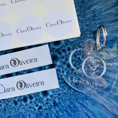 Porta Chaves Acrílico | Circular