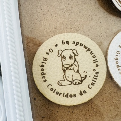 Etiquetas Napa circulares | 5 cm