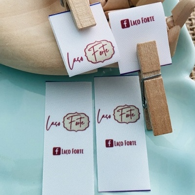 Etiquetas Alta Definição | MATTE | 2 cm Largura | Dobradas