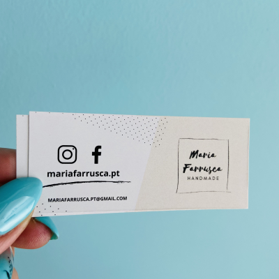 Mini Cartões de Visita | Personalizado