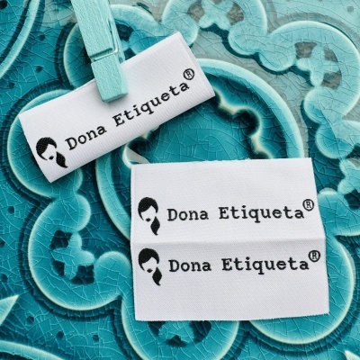 Etiquetas Tecidas | Dobradas