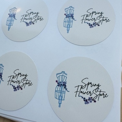 Autocolantes Circulares personalizados | Vinil | Várias Medidas