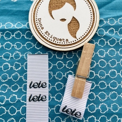 Etiquetas Alta Definição | Gorgurão | 2 cm Largura | Dobradas