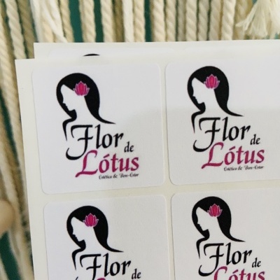 Autocolantes Quadrados |  personalizados com o seu Logotipo | Matte