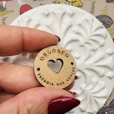 Botões em Madeira | Coração | Personalize